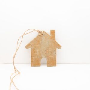 Kerstornament huisje duin