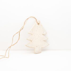 Kerstboom crêmekleurig