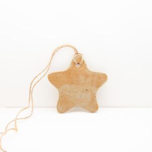 Kerstornament ster duin