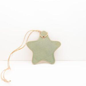 Kerstornament ster groen